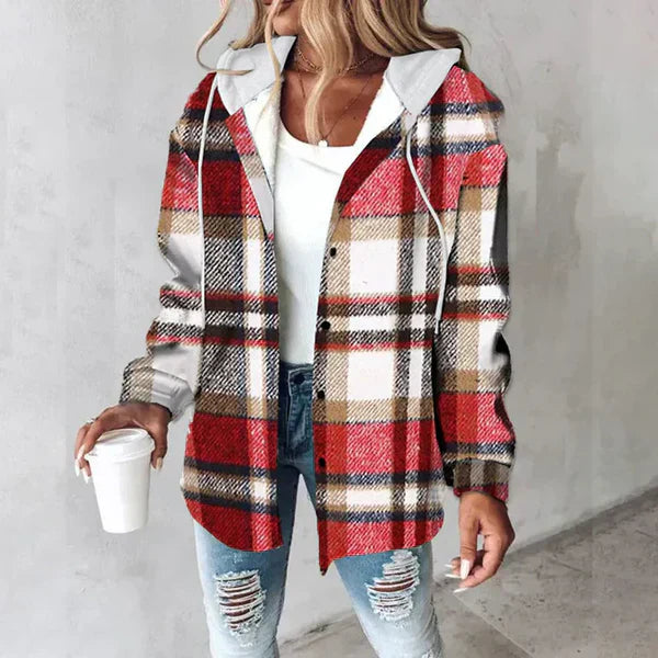 Sara | Comfortable Checkered Jacket