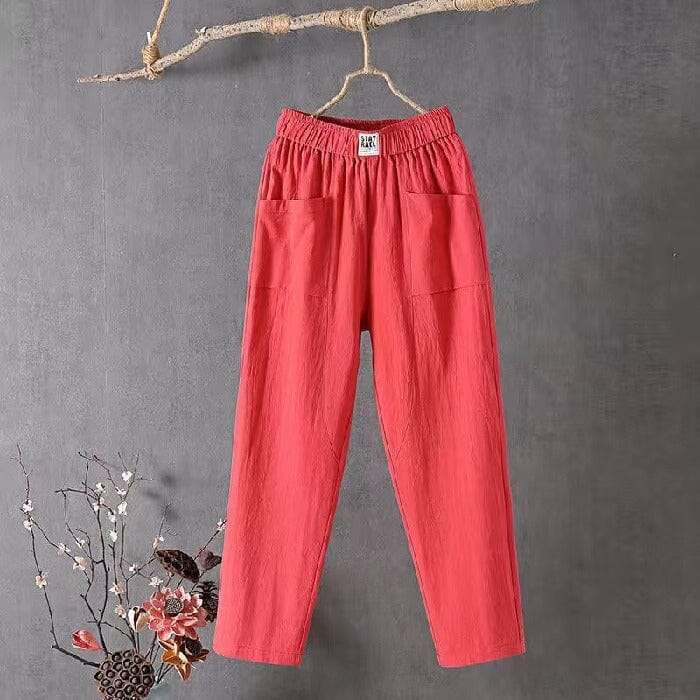 Olivia™ - Linen blend Trousers