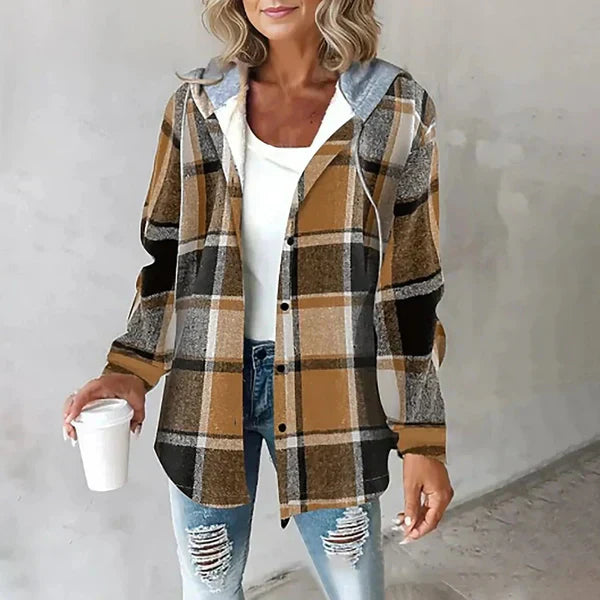 Sara | Comfortable Checkered Jacket