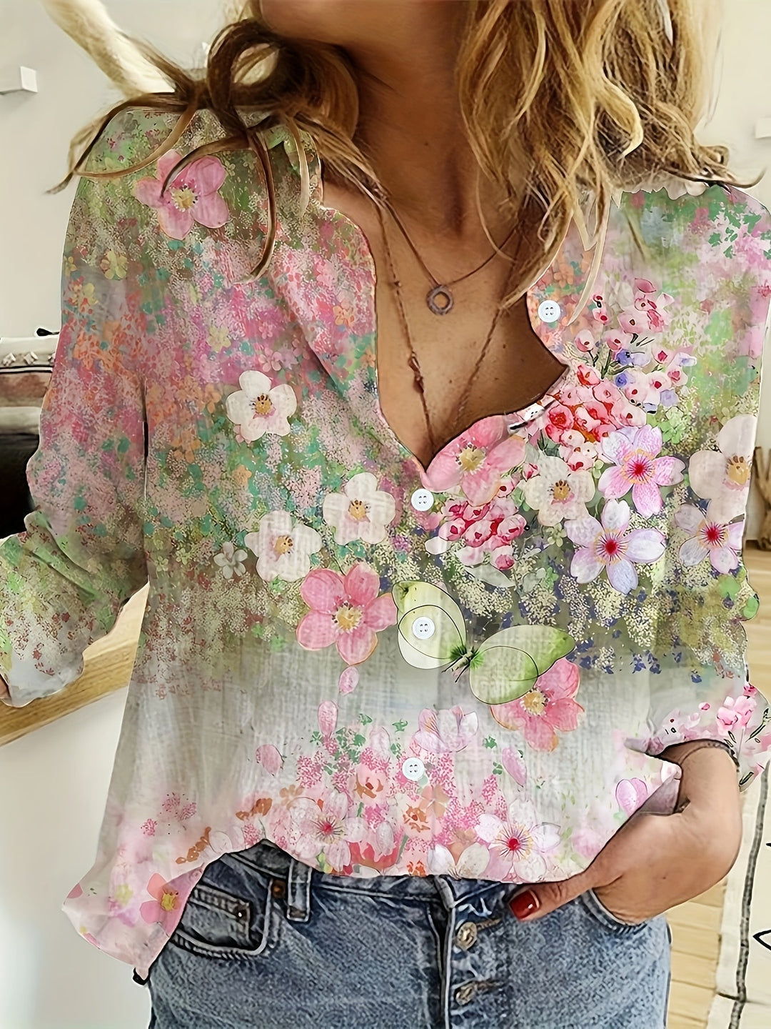 Primrose | Floral Boho Blouse