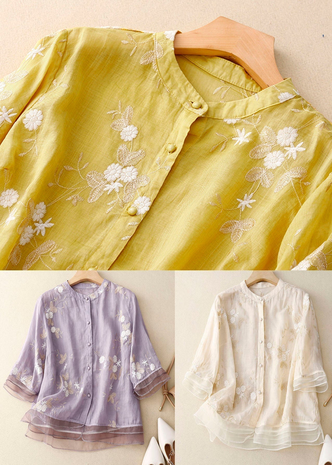 Eloise™ | Elegant Embroidered Blouse