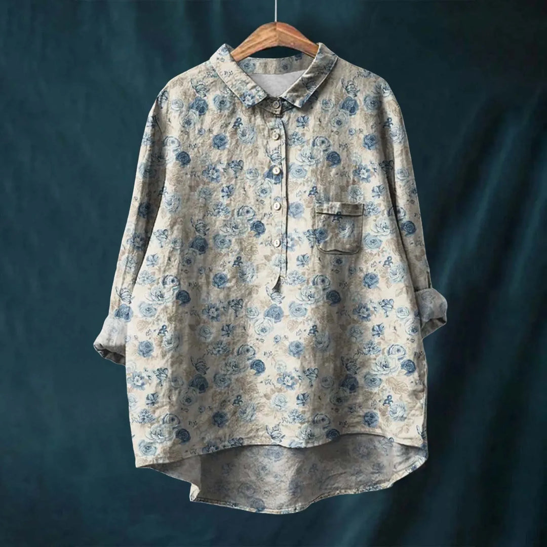 Sophie™ | Elegant Women's Floral Shirt