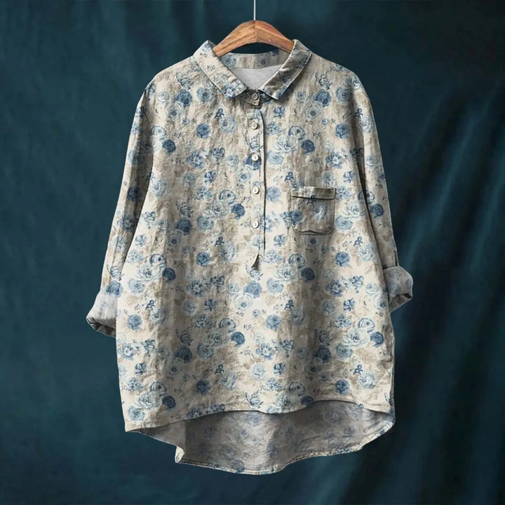 Sophie™ | Elegant Women's Floral Shirt