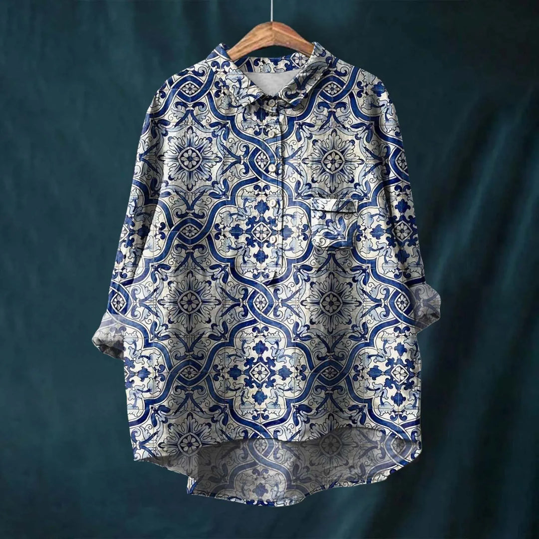 Sophie™ | Elegant Women's Floral Shirt