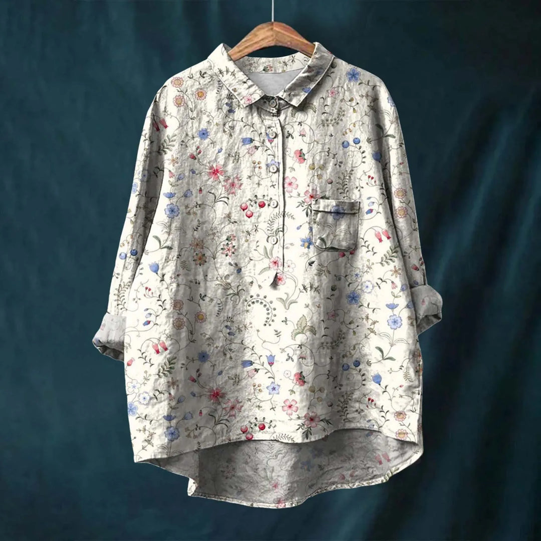 Sophie™ | Elegant Women's Floral Shirt