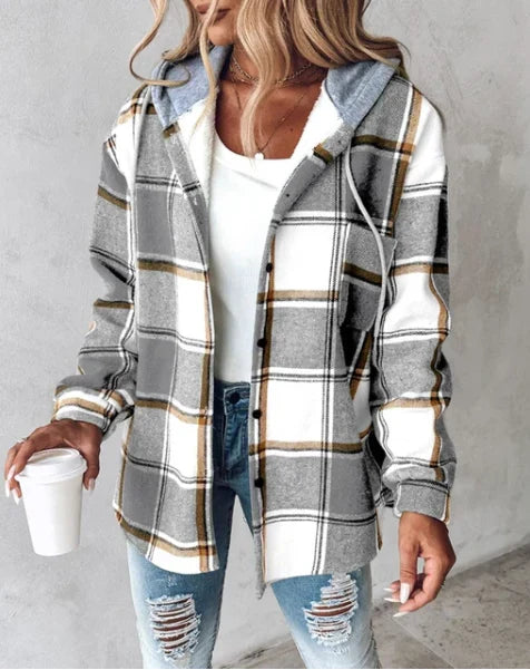 Sara | Comfortable Checkered Jacket