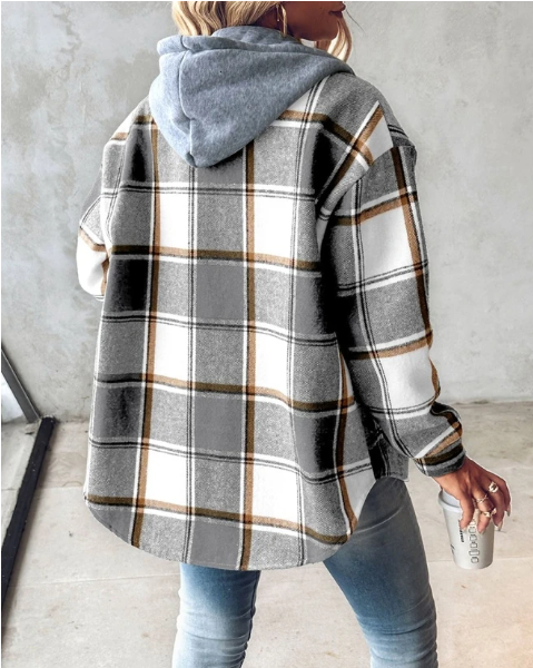 Sara | Comfortable Checkered Jacket