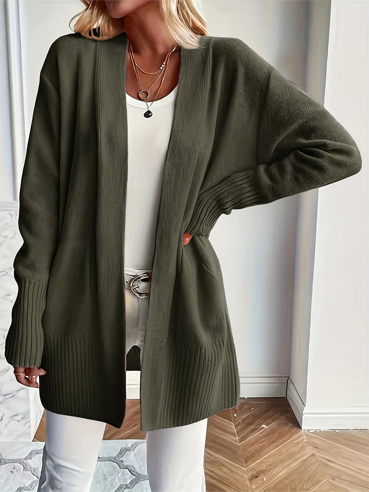 Ella™ | Elegant Open Front Knit Cardigan