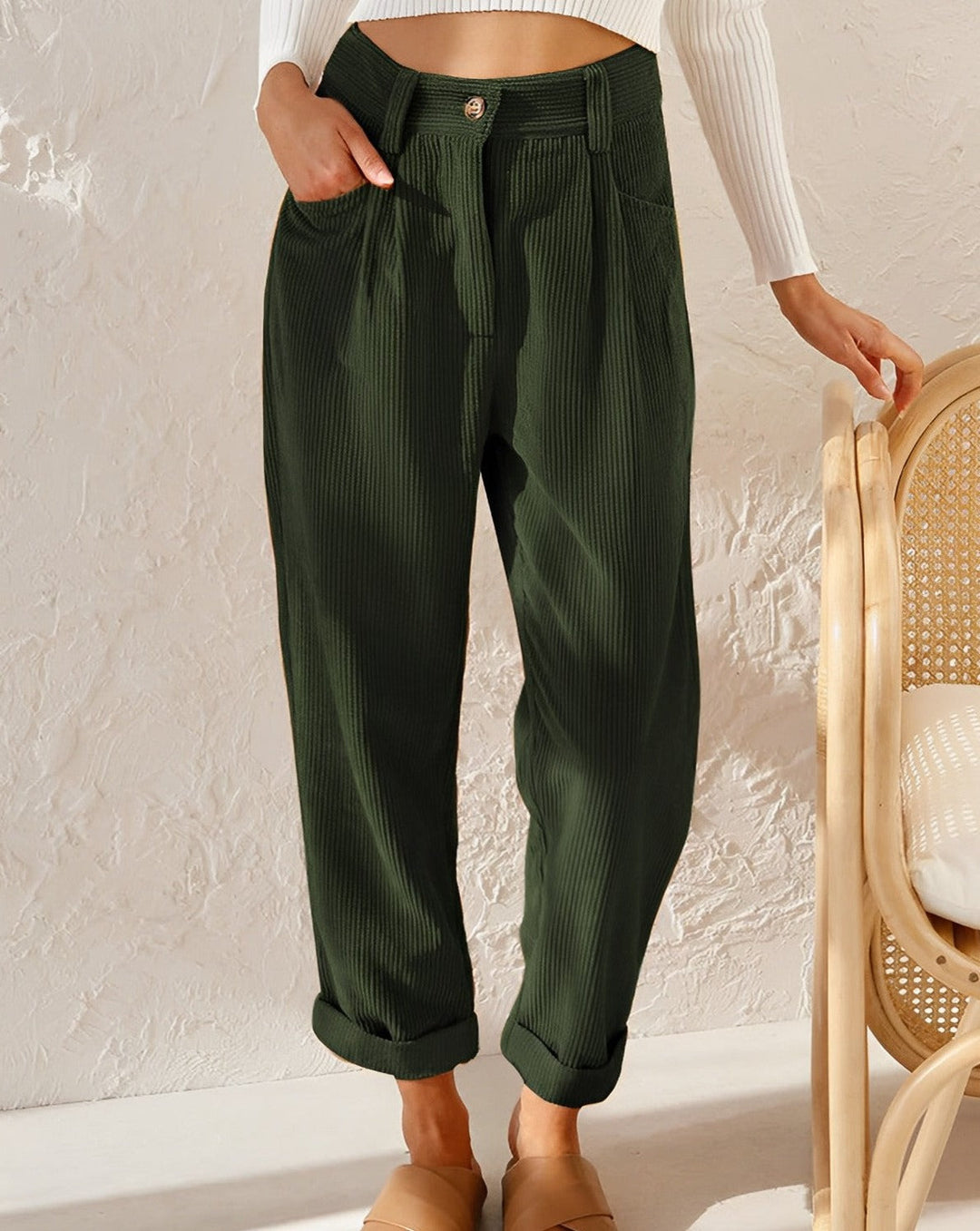 Zell | Stylish Corduroy Trousers