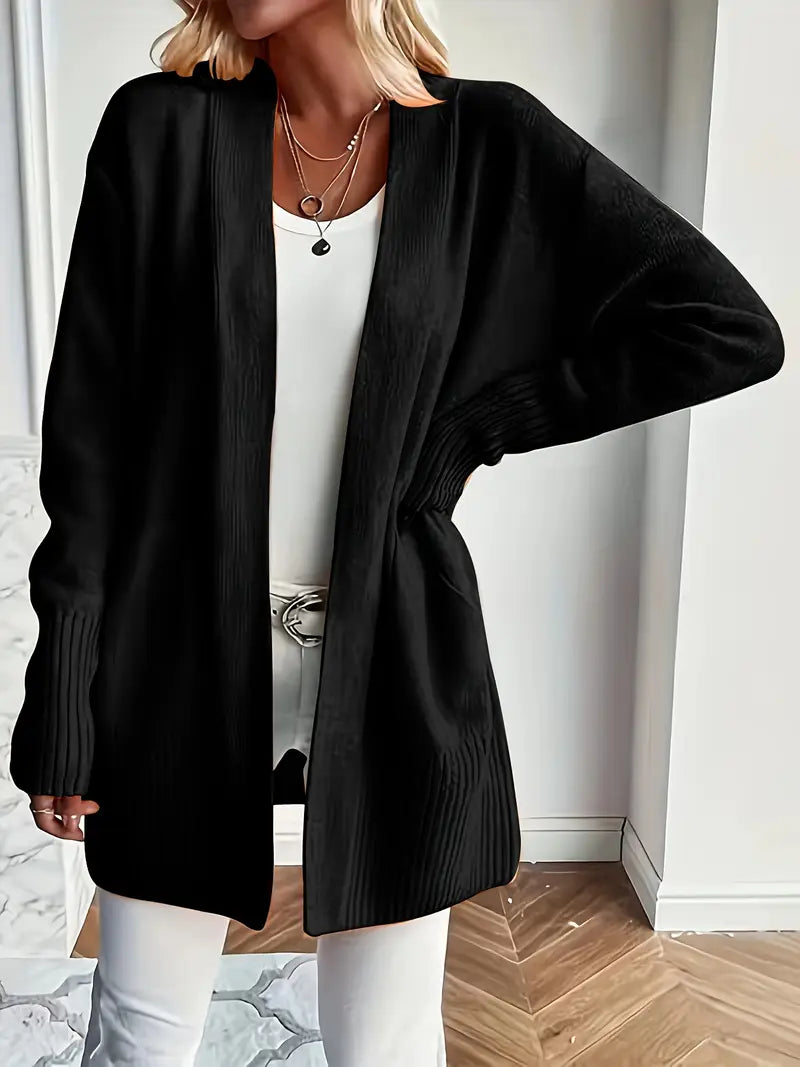 Ella™ | Elegant Open Front Knit Cardigan