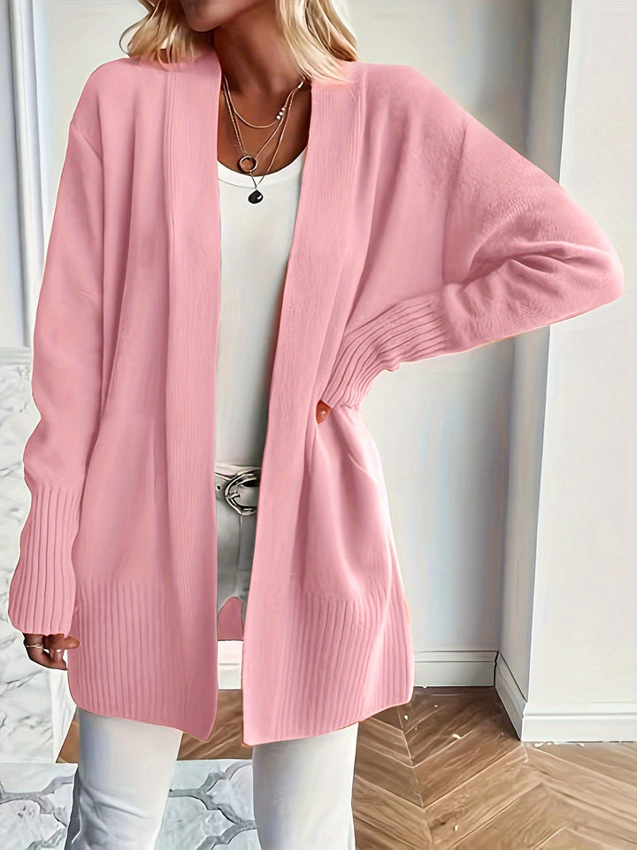 Ella™ | Elegant Open Front Knit Cardigan