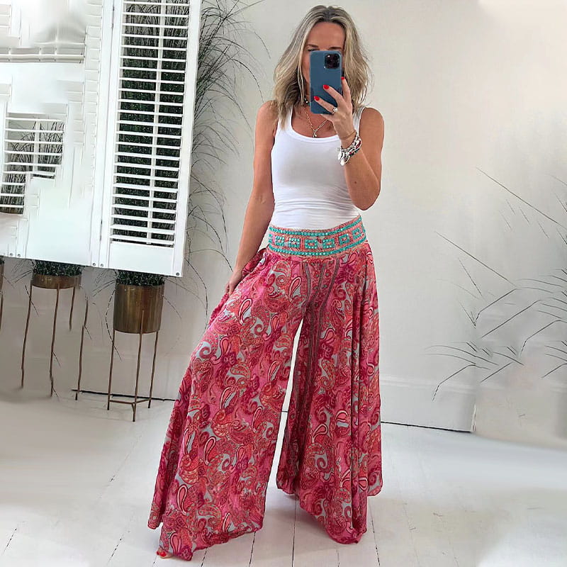 Jane™ | Boho Chic Wide-Leg Pants