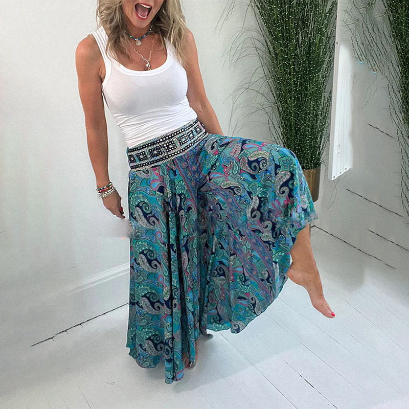 Jane™ | Boho Chic Wide-Leg Pants