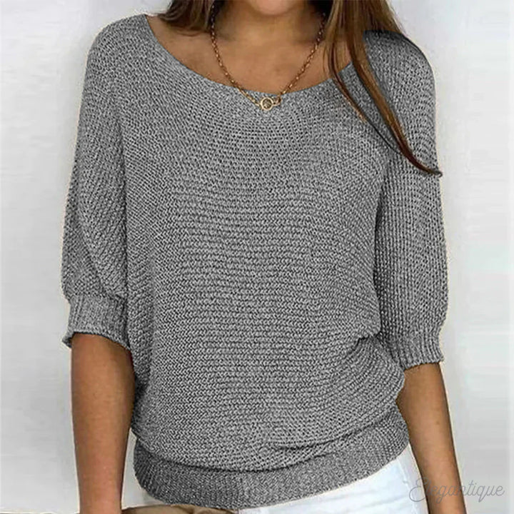 Eunice™ - Relaxed Knit Top